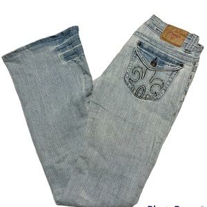 Rue 21 flare Jean. Light wash. Size 0/1.
